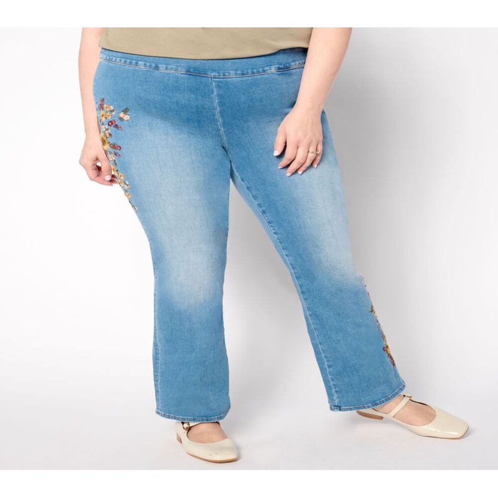 Splendid Women's Pants Sz M Drifod Jeans Kelcy Pull-On Boot-Cut Yellow